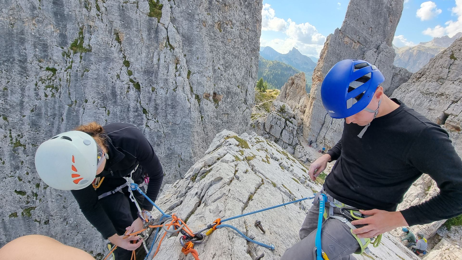 Dolomitai laipiojimas