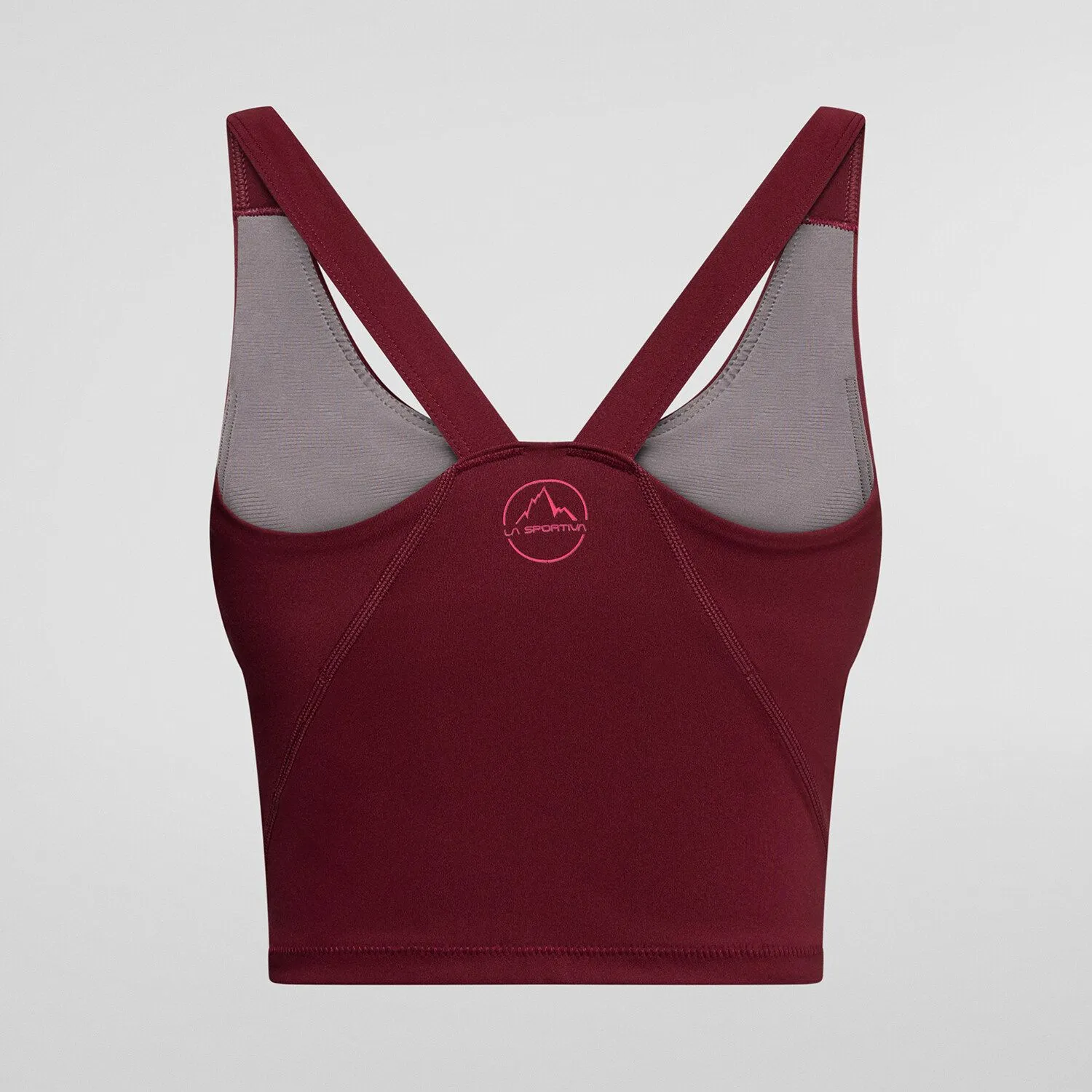 [ZACE034R25P19L] La Sportiva Cosmosis Bra Tank W (L, Redwood/Azalea)