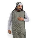 053203_ReactorLightweightSleepingBagLiner_Long-Mummy_Pewter_MODEL_2_1500.webp
