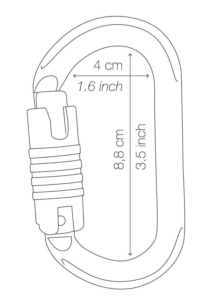 Petzl OXAN SCREW-LOCK