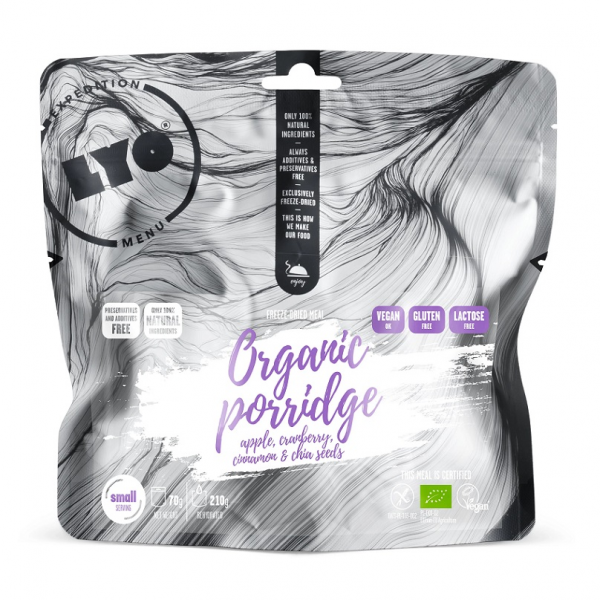 Lyofood Organic Porridge with Cranberry, Apple and Cinnamon 210 g