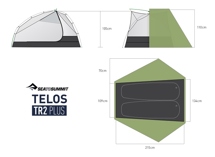 Sea To Summit Telos TR2 PLUS