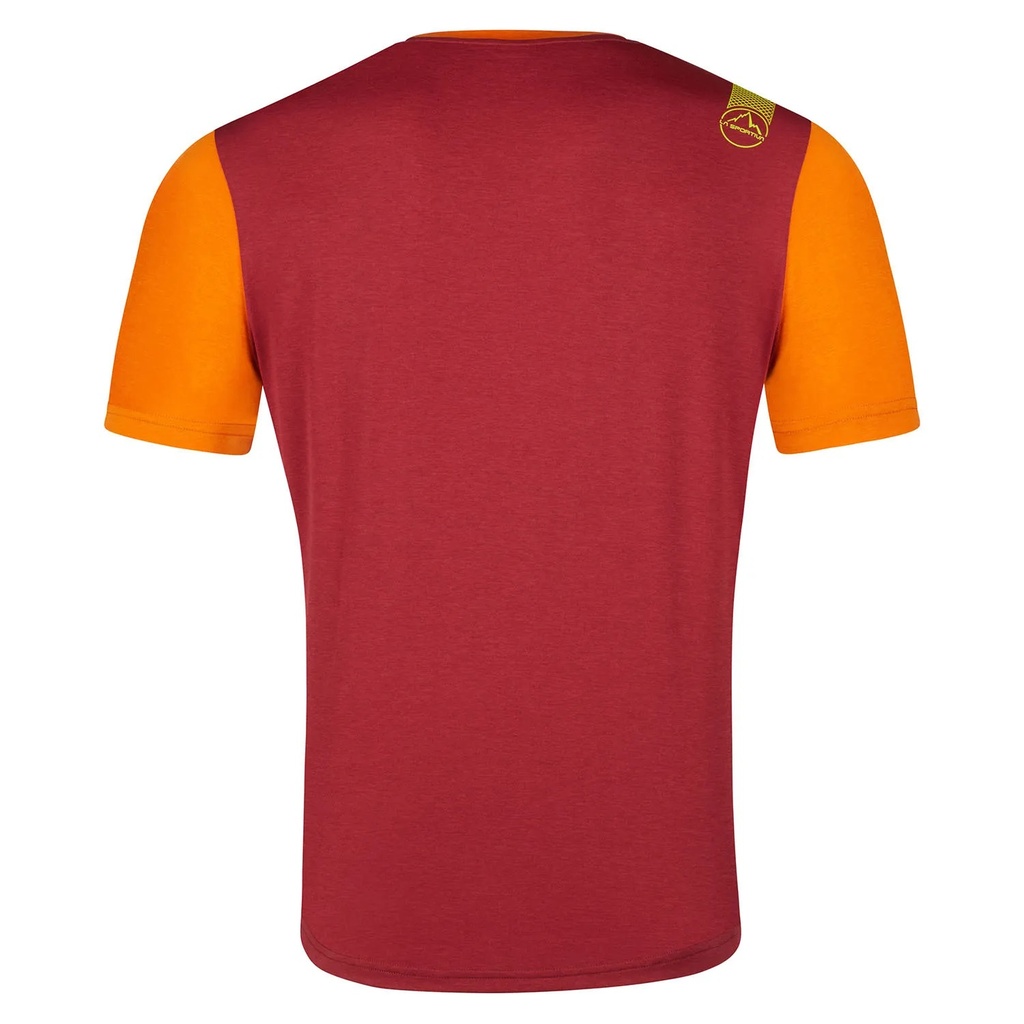 LaSportiva Tracer T-Shirt Men Hawiian Sun/Sangria