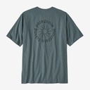 Patagonia Spoke Stencil Responsibili-Tee Men Noveau Green