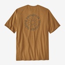 Patagonia Spoke Stencil Responsibili-Tee Men Golden Caramel