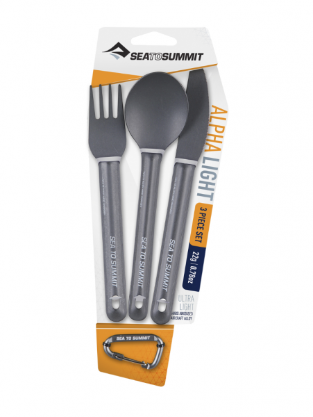 Sea To Summit Alpha Light Cutlery Set 3 pc. (knife, spork)