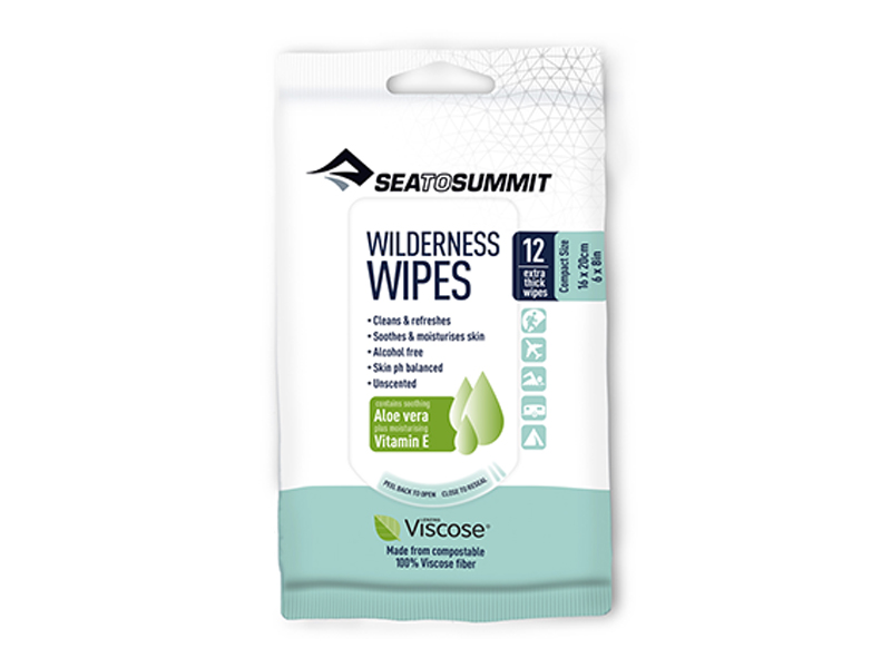 Sea To Summit Wilderness Wipes Compact - 12 Pack