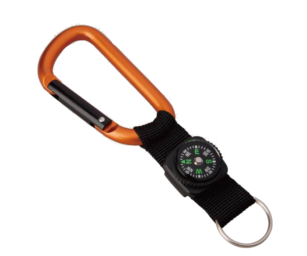 Munkees 8 mm Carabiner with strap