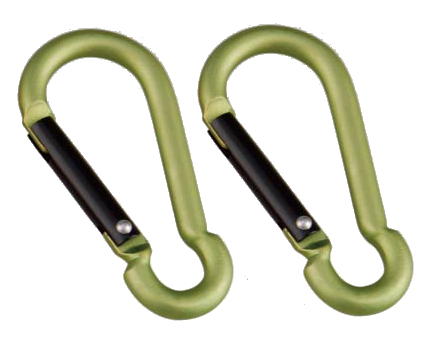 Munkees Pear Carabiner 5 mm x 50 mm. 2 pcs/pack
