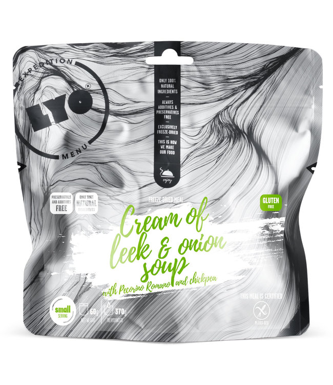 Lyofood Cream of Leek and Onion Soup with Pecorino Romano and Chickpeas 370 g