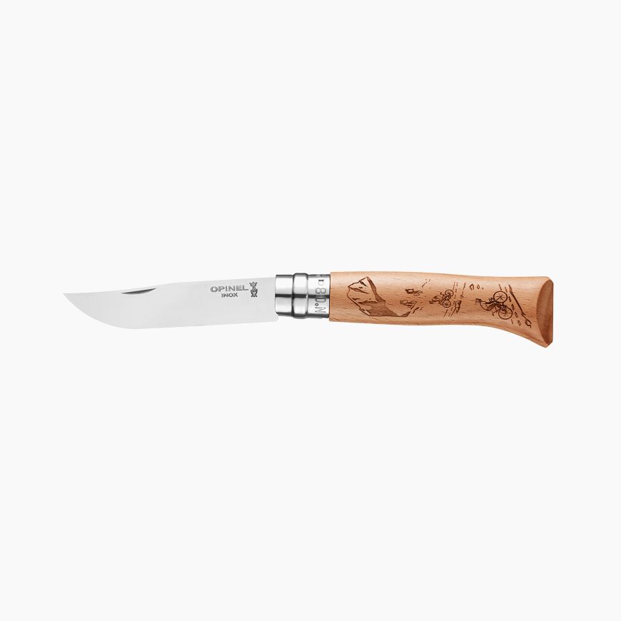 Opinel Stainless Steel N°8 Engraved