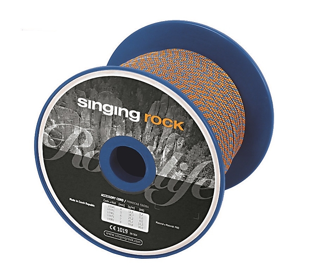 Singing Rock ACCESSORY CORD 5 mm, Orange