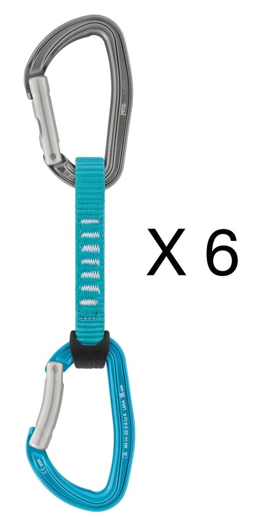 Petzl DJINN AXESS 6-PACK TURQUOISE 11 CM