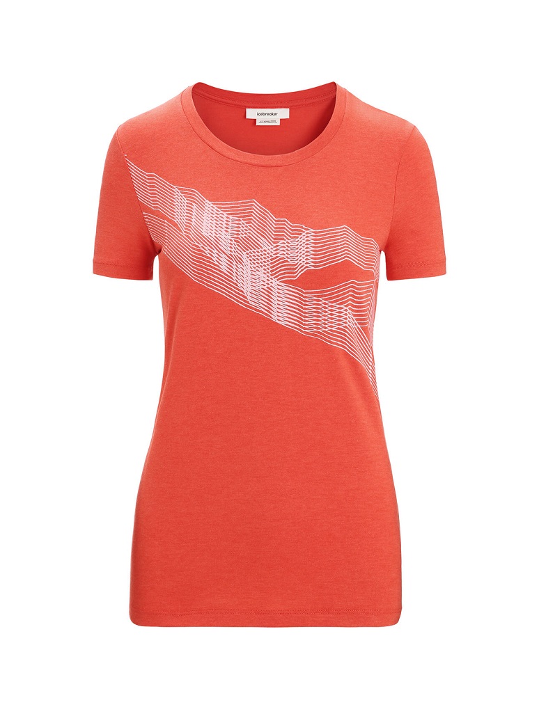 Icebreaker Wmns Central Classic SS Tee St Anton