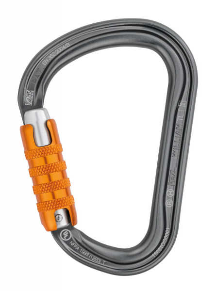 Petzl WILLIAM TRIACT-LOCK, Gold
