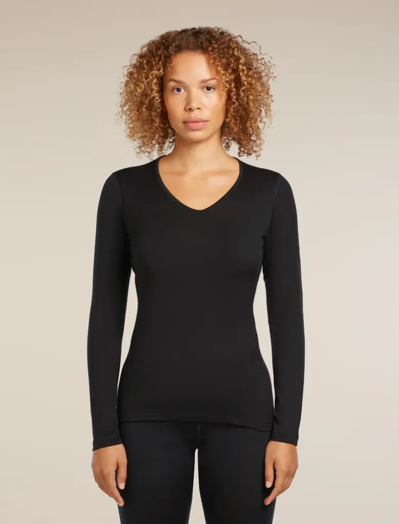 Icebreaker Wmns Oasis LS V Neck 200