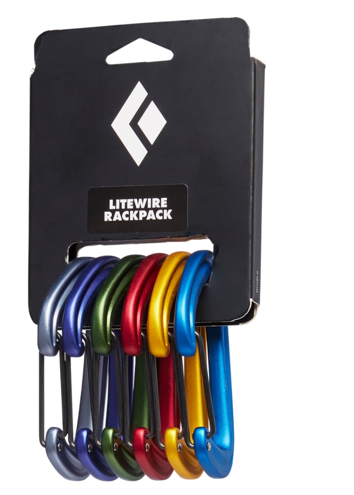 Karabinai Black Diamond Litewire Rackpack (6vnt.)