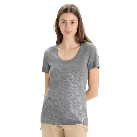 Icebreaker Wmns Tech Lite II SS Scoop Tee Plume