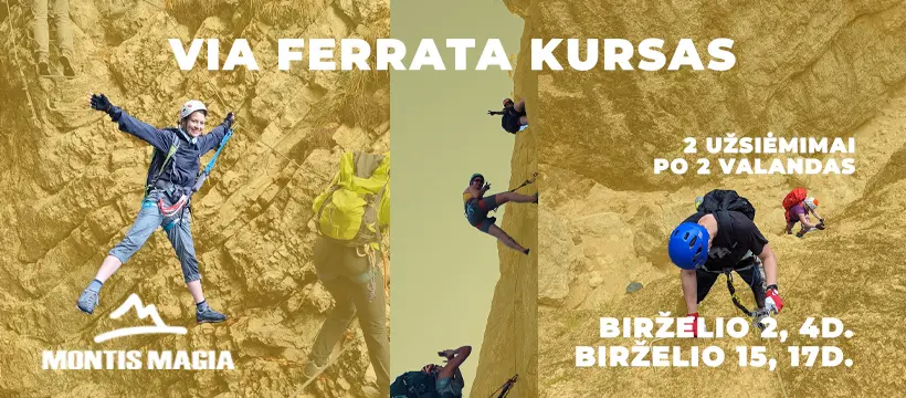 Via ferrata kursas 