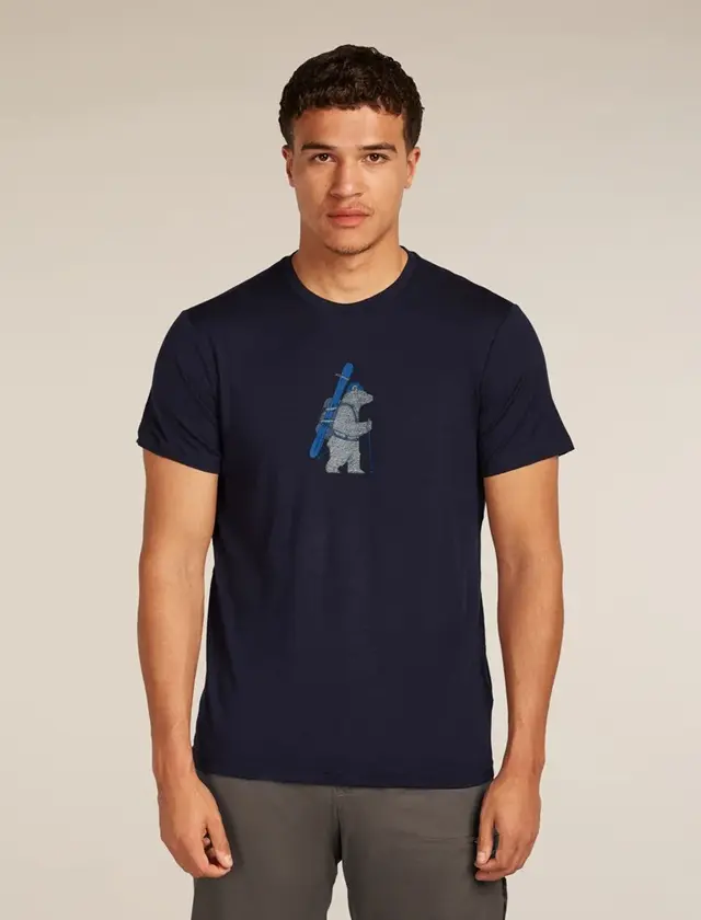 Icebreaker Men 150 Tech Lite T-Shirt Bear Tour