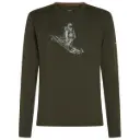 Icebreaker Mens 200 Oasis LS Crewe Skiing Yeti
