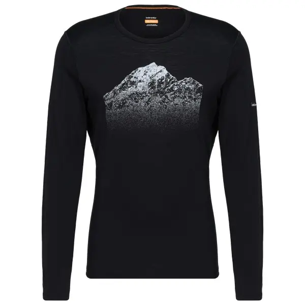 Icebreaker Mens 200 Oasis LS Crewe Rising Light