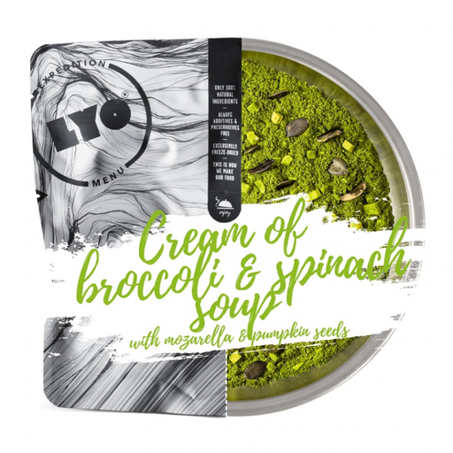 [LYO000015] Lyofood Cream of Broccoli and Spinach Soup with Mozarella and Pumpkin Seeds 370 g