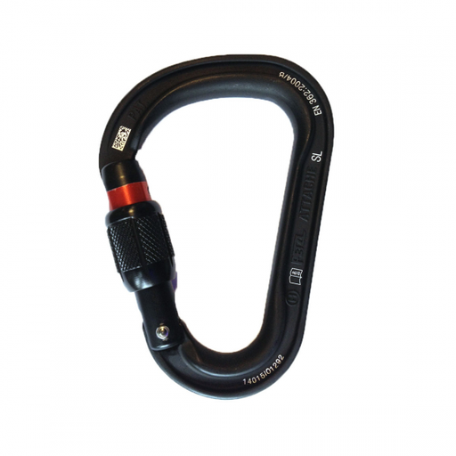 [M38A SLN] Petzl ATTACHE SCREW-LOCK Black