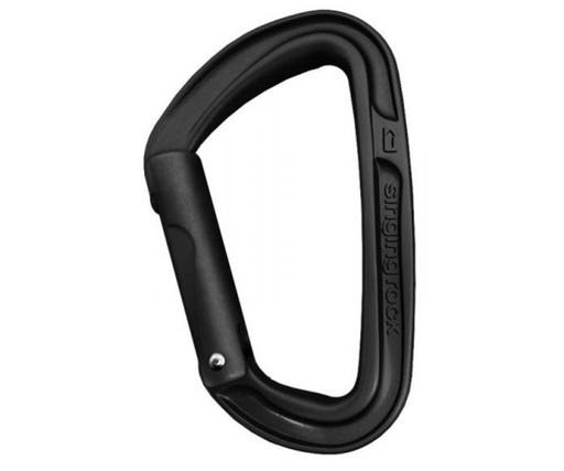 [SR000607] Singing Rock D carabiner COLT Straight, Black