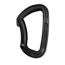 [K0110BB00] Singing Rock D carabiner COLT Bent, Black