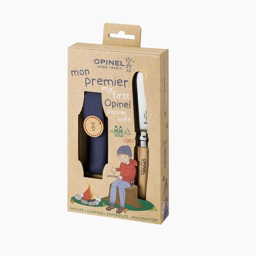 [002400] Opinel Round Ended Knife N°07 + CASE