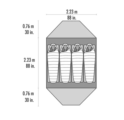Palapinė  MSR Elixir 4