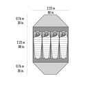 Palapinė  MSR Elixir 4