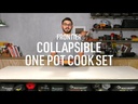 Sea To Summit Frontier UL Collapsible One Pot Cook Set - [3 Piece] 1L