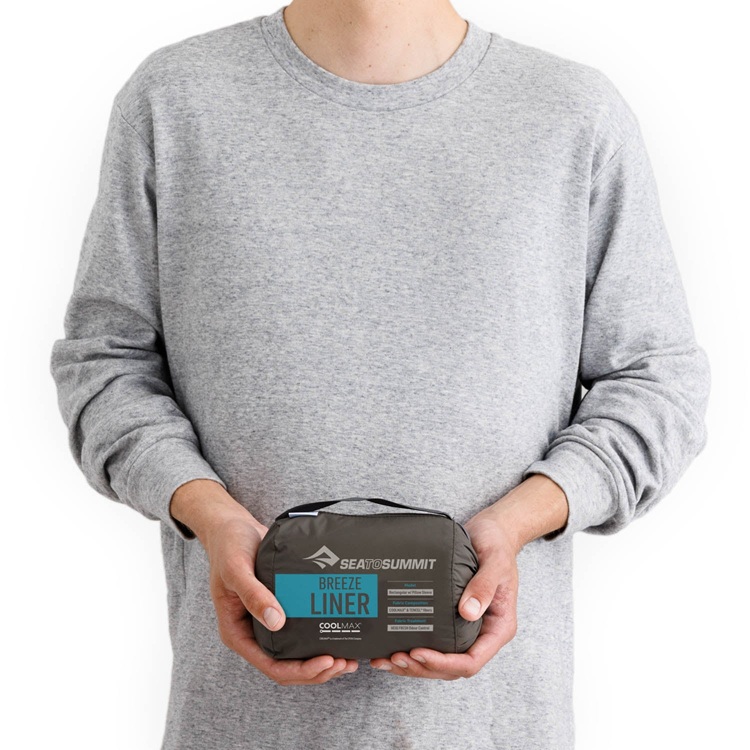 Sea To Summit Breeze Sleeping Bag Liner Rectangular w/ Pillow Sleeve