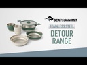 Sea To Summit Detour Stainless Steel Collapsible Pouring Pot 1,8L