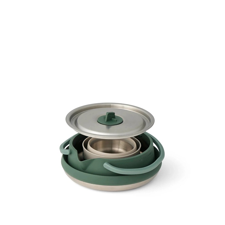 Sea To Summit Detour Stainless Steel Kettle Cook Set - [2P] [3 Piece]