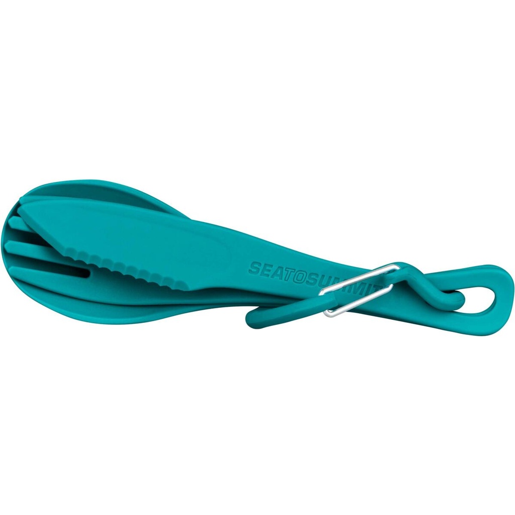 Sea To Summit DeltaLight Camp Set 2.2 (2 Mugs, 2 Bowls, 2 Cutlery Sets), Pacific Blue/Grey