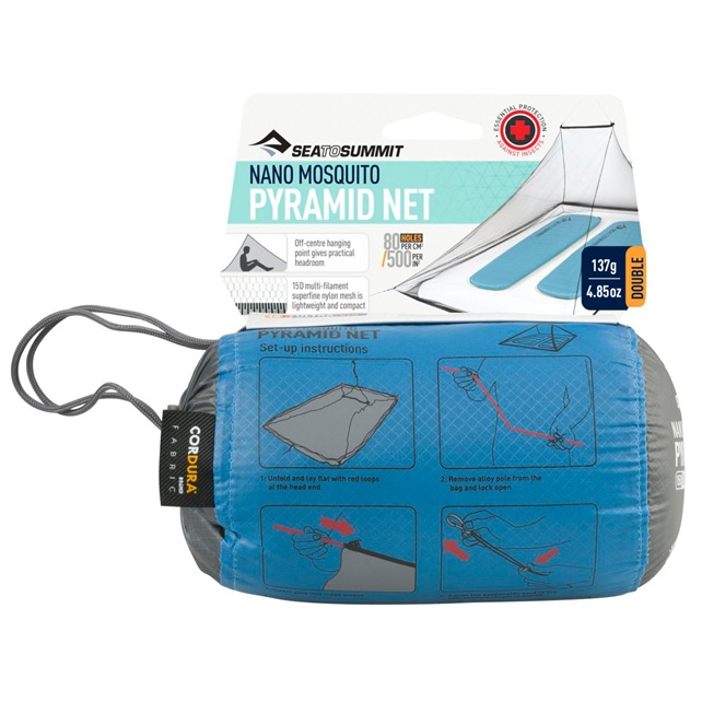 Sea To Summit Nano Mosquito Pyramid Net Double