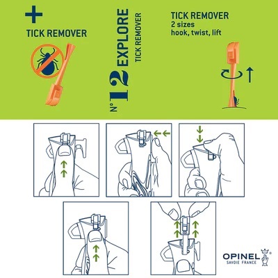 Opinel Explore N°12 Tick Remover