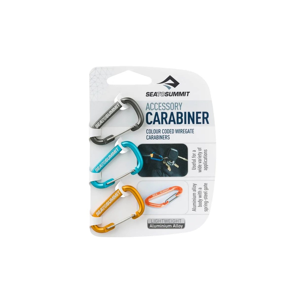 Sea To Summit Accessory Carabiner Set 3pcs Mixed