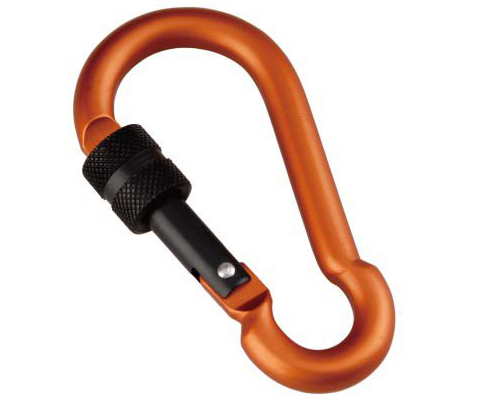 Munkees Pear Carabiner with Screw Lock. 7 mm x 70 mm