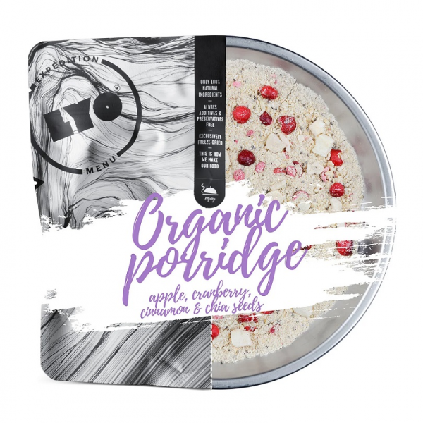 Lyofood Organic Porridge with Cranberry, Apple and Cinnamon 210 g