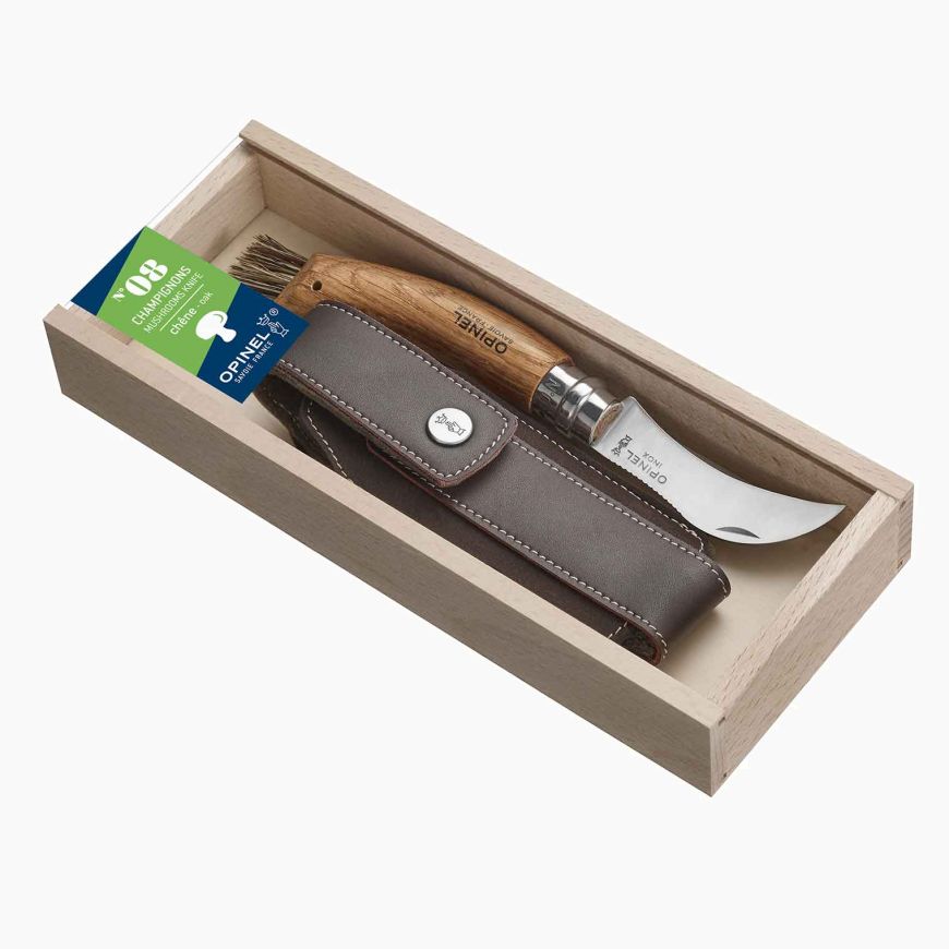 Opinel Mushroom Knife N°8 + CASE + SHEATH