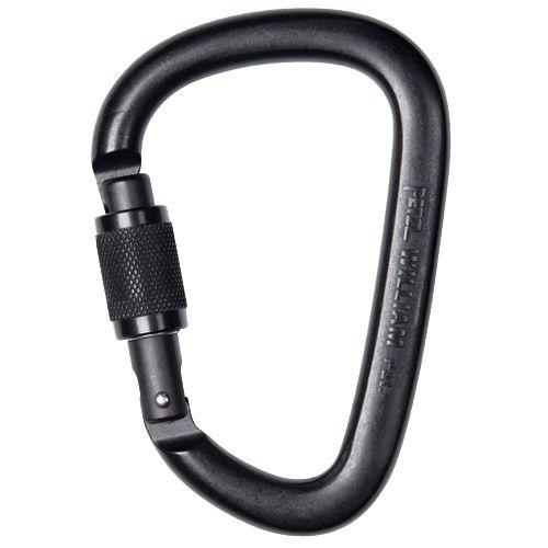 Petzl WILLIAM SCREW-LOCK, Black