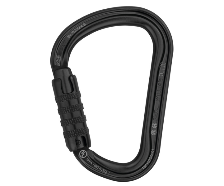 Petzl WILLIAM TRIACT-LOCK, Black