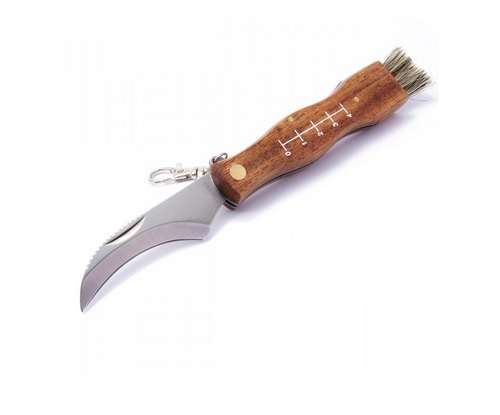 Yate Folding Mushroom's knife with brush and bag