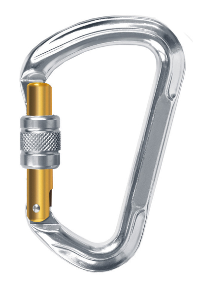 Singing Rock Carabiner VIA FERRATA, Polished/elox