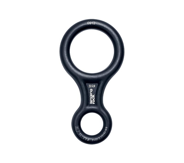 Singing Rock Figure 8 L, 30kN, Black matt