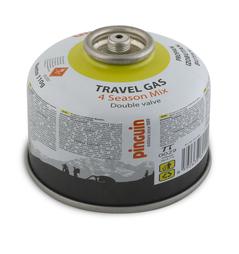 Pinguin 110g propan-butan gas cartridge